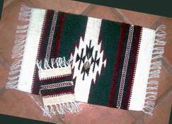 Wool Placemat and Coaster Set #002