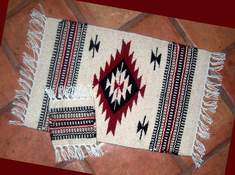 Wool Placemat and Coaster #003