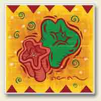 Fiesta Bell Pepper Coaster